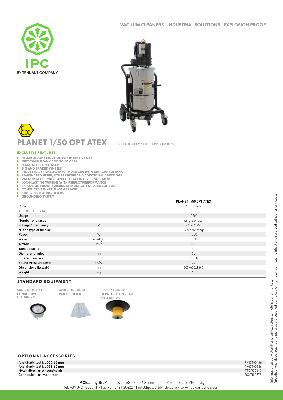 PLANET 1 50 OPT ATEX